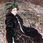 Alexander Yakovlevich GOLOVIN Actress of E.A oil painting